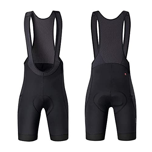 Santic Culote Bicicleta Hombre Culotte Ciclismo Hombre Culote MTB Pantalones Cortos Ciclismo Hombre Negro EU XXXL