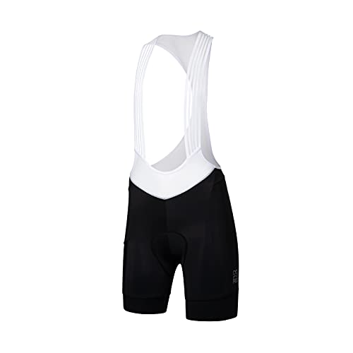 Santic Culote Bicicleta Mujer Acolchado Culotte Ciclismo Mujer Gel Pantalones Cortos Ciclismo Negro EU XS