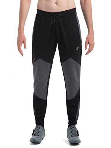 Santic Pantalon Ciclismo Hombre Largos Invierno Térmicos MTB Bicicleta Pantalon