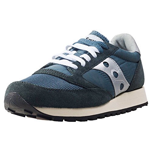 Saucony Jazz Original Vintage, Zapatillas de Cross Unisex Adulto, Azul (Blue/Navy/Silver 4), 49 EU