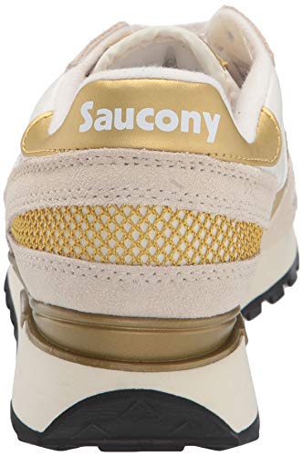 SAUCONY Zapatos de Mujer Zapatillas Bajas S1108-720 Shadow Original Talla 38 Crema/Oro