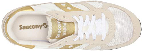 SAUCONY Zapatos de Mujer Zapatillas Bajas S1108-720 Shadow Original Talla 38 Crema/Oro