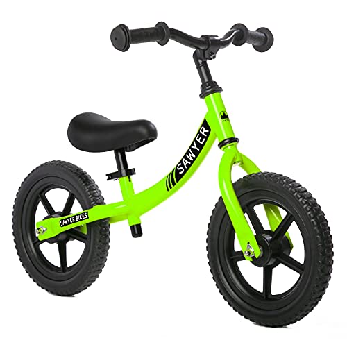Sawyer - Bicicleta Sin Pedales Ultraligera - Niños 2, 3, 4 y 5 Años (Verde)