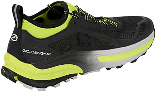 Scarpa Golden Gate, Zapatillas de Trail Running Hombre, Black-Lime ATR i-Respond, 46 EU