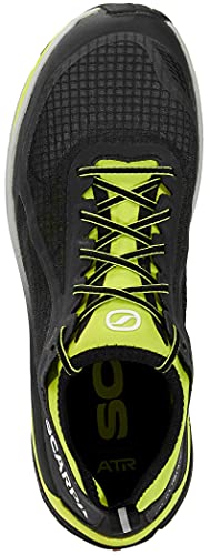 Scarpa Golden Gate, Zapatillas de Trail Running Hombre, Black-Lime ATR i-Respond, 46 EU