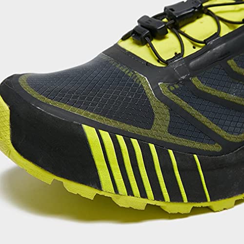 Scarpa RIBELLE Run, Zapatillas de Trail Running Hombre, Black-Lime ARSF Speed Force, 44 EU