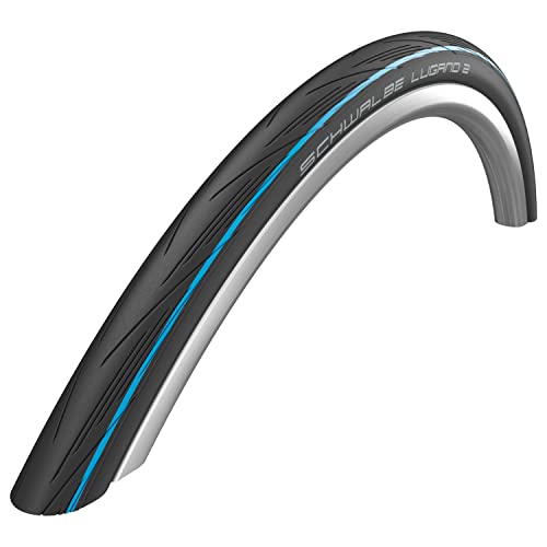 Schwalbe Faltreifen Lugano II Hs471 Neumáticos para Bicicleta, Unisex Adulto, Negro, 28" 700x25C 25-622