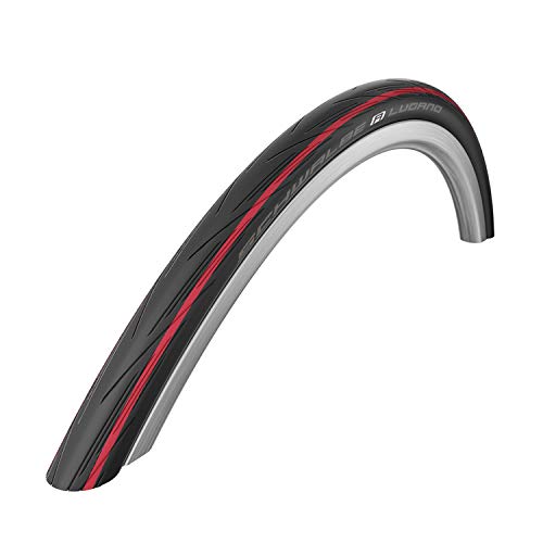 Schwalbe Lugano Neumáticos para Bicicleta, Unisex Adulto, Negro, 28" 700 x 25C 25-622