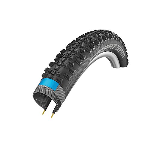 Schwalbe Smart Sam HS476 - Cubierta para Bicicleta (29 x 2,60 Pulgadas, 65-622), Color Negro