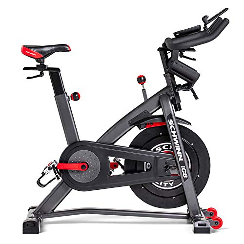 Schwinn IC8 mit Bluetooth Bicicleta Interior magnética, Ajuste de Resistencia de 100 Veces con Pantalla Digital, función de la App Compatible, SPD-Klickpedale, MAX. Benutzergewicht 150 kg