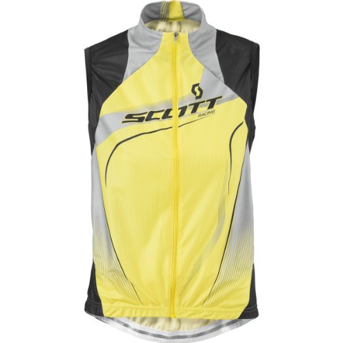 SCOTT 221597-107800 - Camiseta de ciclismo sin mangas para mujer, Mujer, color Yllw/Dk Gris, tamaño large
