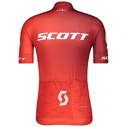 SCOTT Maillot RC Pro S/SL, Hombres, Fiery Red/White, M (46/48)