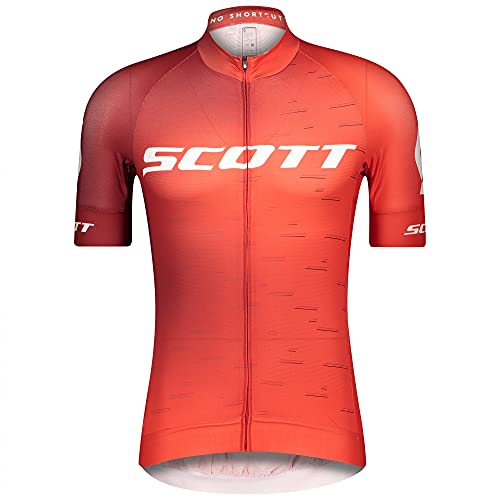 SCOTT Maillot RC Pro S/SL, Hombres, Fiery Red/White, M (46/48)