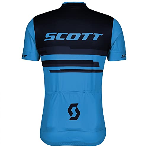 SCOTT Maillot RC Team 20 S/SL, Hombres, Atlantic Blue/Midnight Blue, M (46/48)