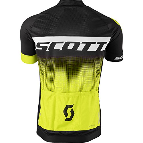 Scott RC Pro bicicleta camiseta corta negro/amarillo 2017, primavera/verano, hombre, color black/sulphur yellow, tamaño S