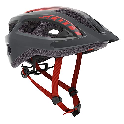 Scott Supra 2021 - Casco para bicicleta de montaña (54-61 cm), color gris y rojo