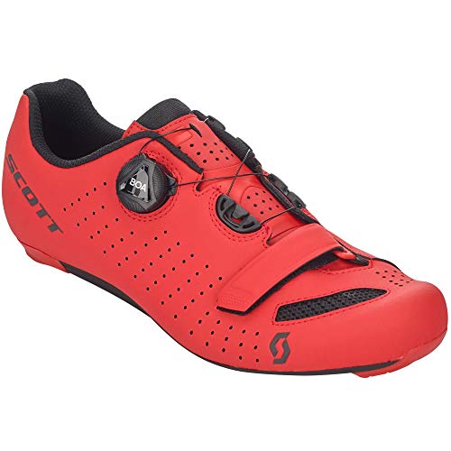 SCOTT Zapatilla Carretera Comp Boa Ciclismo, Hombre, Matt Red/Black, 40