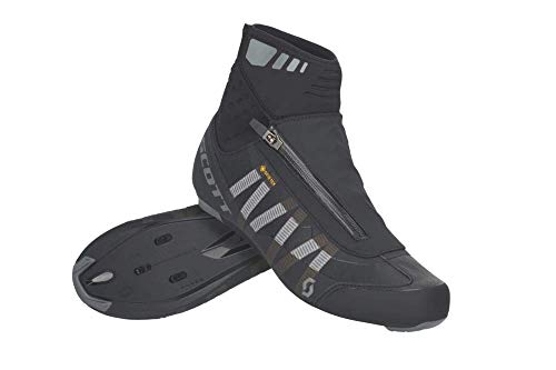 SCOTT Zapatilla Carretera Heater Gore-Tex Ciclismo, Hombre, Black/Black Reflective, 41