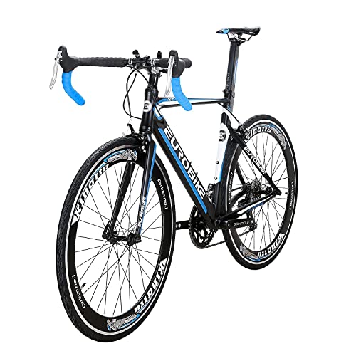 SD XC7000 Bicicleta de carretera para adultos ligera Marco de aluminio Bicicleta de carretera 54CM 700C Marco de bicicleta de carretera (azul)