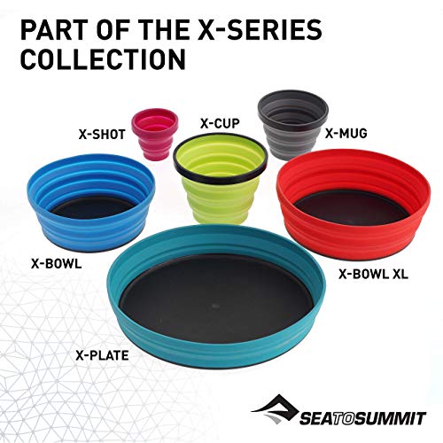 Sea to Summit X-Bowl/XBowl 1700088220 - Cuenco plegable (650 ml), color rojo