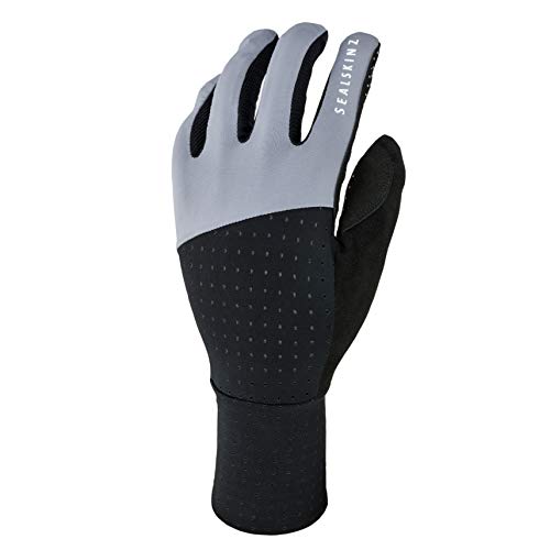 Seal Skinz - Guantes de Ciclismo para Hombre, Hombre, Color Negro, tamaño Extra-Large