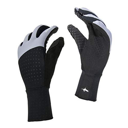 Seal Skinz - Guantes de Ciclismo para Hombre, Hombre, Color Negro, tamaño Extra-Large