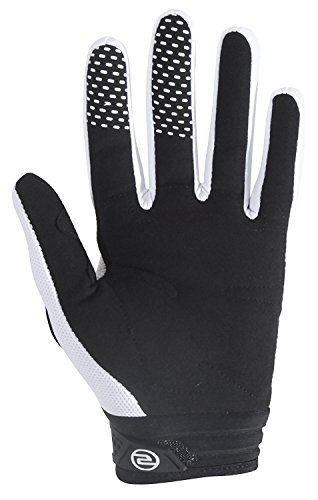 Seibertron Dirtpaw Hombres Profesional Bicicletas MTB Racing Off-Road/Dirt Bike Deportes Guantes (Blanco, M)