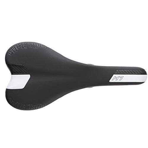 Sella italia X1 FEC Sillín para Bicicleta, Unisex, Negro/Blanco, Talla única