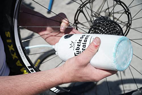 Sellador sin cámara de Peaty's - Sellador líquido para neumáticos de bicicleta (botella de taller de 1 litro)