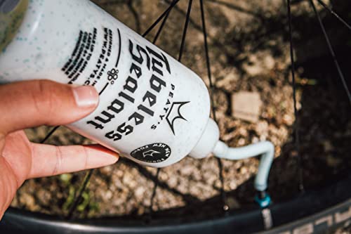 Sellador sin cámara de Peaty's - Sellador líquido para neumáticos de bicicleta (botella de taller de 1 litro)