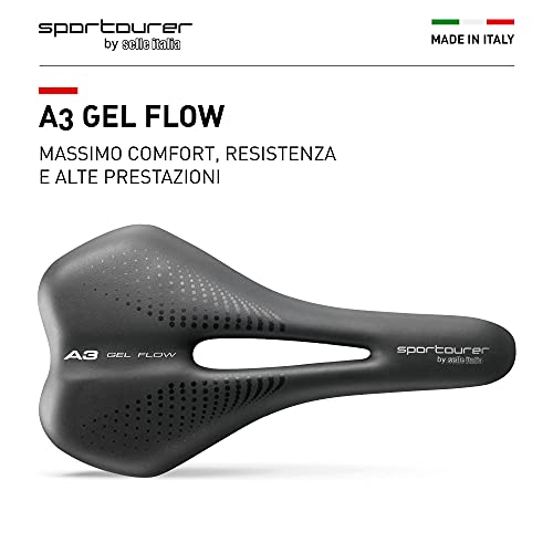 Selle Italia A3 Sillín, Unisex-Adult, Negro, One Size