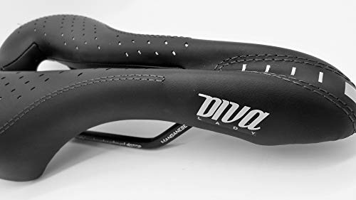 Selle Italia Diva Flow Sillín para Mujer, Negro, S3