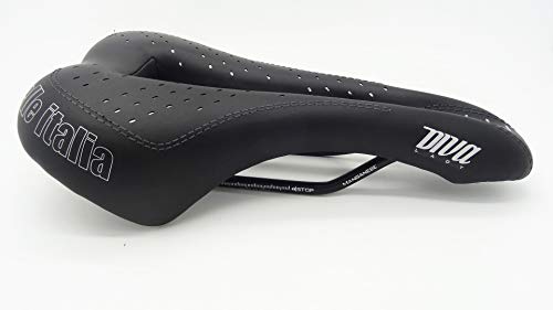 Selle Italia Diva Flow Sillín para Mujer, Negro, S3