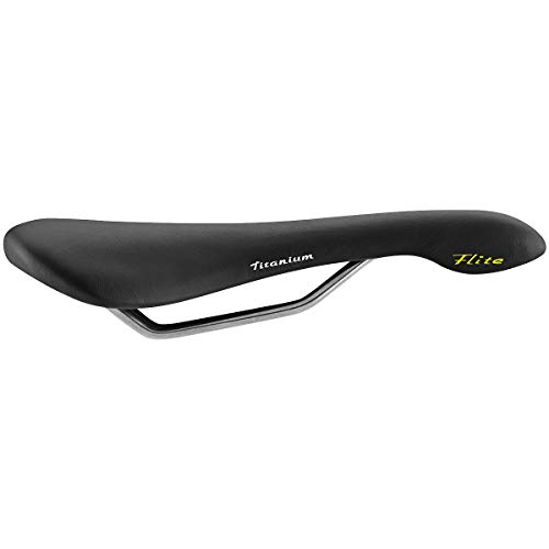 Selle Italia Flite Classic 1990  Sillín, Unisex, Negro, Talla única