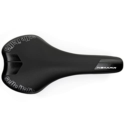 Selle Italia Nekkar FEC Alloy Sillín, Unisex, Negro/Negro