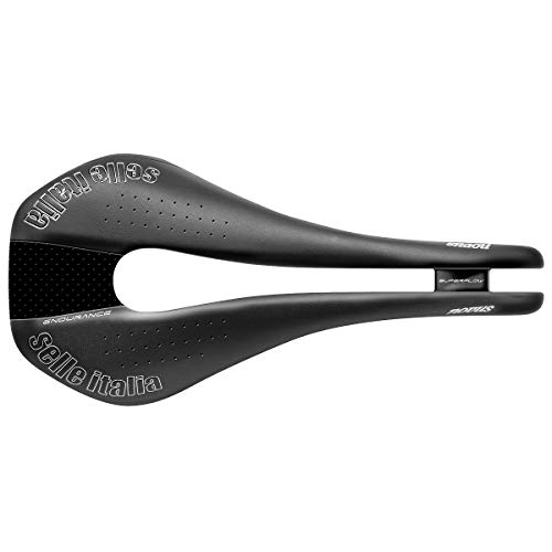 Selle Italia Novus Superflow Endurance TM S3 Válvula, Negro, Talla Única