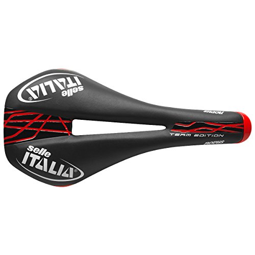 Selle Italia Novus Team Edition Flow Sillín, Hombre, Negro, L2