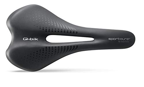 Selle Italia Q-Bike Sillín, Unisex-Adult, Negro, One Size