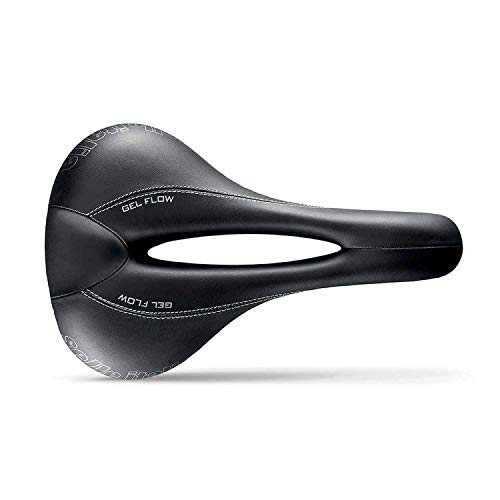 Selle Italia - Sillìn Bicicleta de Carretera Donna, Rail FeC Alloy Ø7, Sillìn Road Gran Turismo Duro-tek, Comfort Gel, Amortiguador