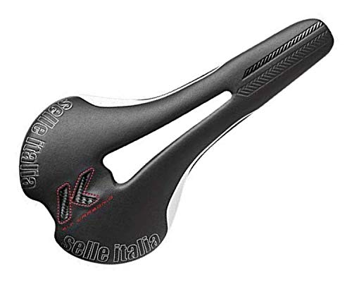 Selle Italia - Sillìn Bicicleta de Carretera FLITE Kit Carbonio Flow, Rail Carbon/Keramic Ø7x9, Sillìn Road Perfomance Fibra-tek Ligero, Comfort