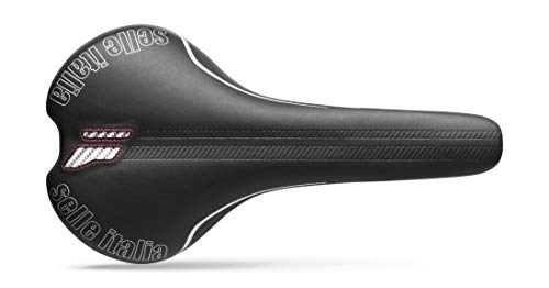 Selle Italia - Sillìn Bicicleta de Carretera FLITE, Rail TI 316 Tubo Ø7, Sillìn Road Perfomance Fibra-tek Ligero, Comfort