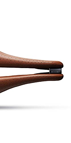 Selle Italia - Sillìn Bicicleta de Carretera Novus Boost Gravel Heritage Superflow, Rail TI 316 Tubo Ø7, Sillìn Corto Road Perfomance Fibra-tek Ligero, Comfort, Amortiguador