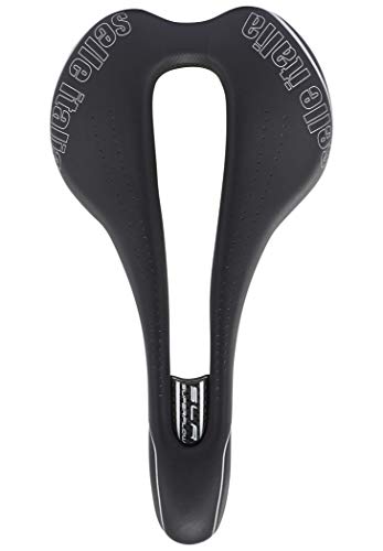 Selle Italia - Sillìn Bicicleta de Carretera SLR SuperFlow, Rail TI 316 Tubo Ø7, Sillìn Road Perfomance Fibra-tek Ligero, Comfort