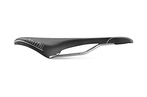 Selle Italia - Sillìn Bicicleta de Carretera SLR SuperFlow, Rail TI 316 Tubo Ø7, Sillìn Road Perfomance Fibra-tek Ligero, Comfort