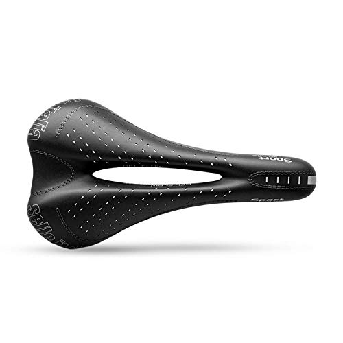 Selle Italia - Sillìn Bicicleta de Carretera Sport Gel Flow, Rail FeC Alloy Ø7, Sillìn Road Gran Turismo Duro-tek, Comfort Gel, Amortiguador