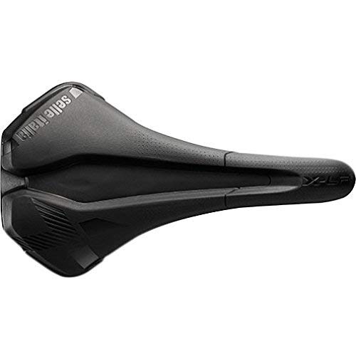 Selle Italia - Sillìn Bicicleta MTB X-LR Air Cross TM, Rail Manganese Tubo Ø7, Sillìn Off-Road Perfomance Rpu, Comfort, Amortiguador, Bordes Reforzados, Negro