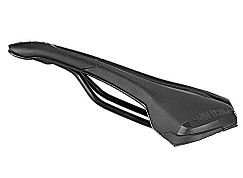 Selle Italia - Sillìn Bicicleta MTB X-LR Air Cross TM, Rail Manganese Tubo Ø7, Sillìn Off-Road Perfomance Rpu, Comfort, Amortiguador, Bordes Reforzados, Negro