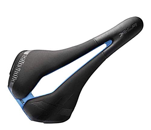 Selle Italia - Sillìn bicicleta MTB X-LR E-Bike Superflow, Rail TI 316 Tubo Ø7, Sillìn Off-Road Perfomance Fibra-Tek Ligero, Comfort, Amortiguador, Bordes reforzados