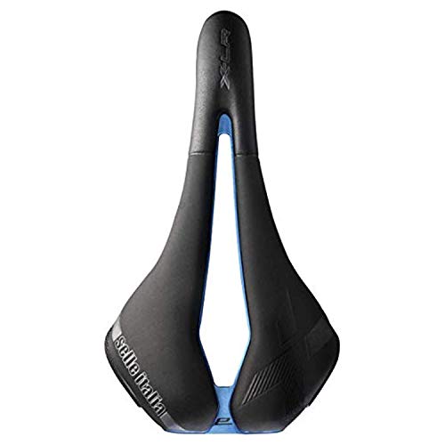 Selle Italia - Sillìn bicicleta MTB X-LR E-Bike Superflow, Rail TI 316 Tubo Ø7, Sillìn Off-Road Perfomance Fibra-Tek Ligero, Comfort, Amortiguador, Bordes reforzados