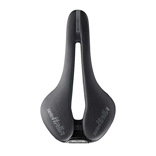 Selle Italia - Sillín Flite Boost Superflow TI 316 Tubo Ø7, Road, Performance, Fibra-tek, Sillín Corto, Comfort